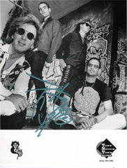 1994 PETER CRISS PERSONALLY AUTOGRAPHED 1994 "CRISS BAND B/W PROMOTIONAL-ONLY 8" x 10"  PHOTO"! AWESOME SHOT! FRAMABLE! MINT!