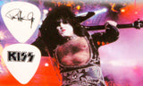 2000 KISS WHITE W/BLACK "PAUL STANLEY FAREWELL TOUR" GUITAR PICK MINT