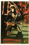 1985 VERY RARE HTF ORIGINAL U.K. IMPORT 'KISS 4.5" x 6.5 LIVE GLOSSY COLOR PHOTOCARD No.2"! MINT!