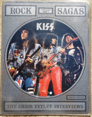 1988 Original U.K. IMPORT "CHRIS TETLEY INTERVIEWS" 2-Double Sided Rectangle Picture Discs! MINT!