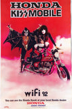 1995 U.S. RARE ORIGINAL LIMITED EDITION REPRODUCTION "HONDA KISSMOBILE" aka "HONDA HAWK" Promotional-Only Poster! MINT!