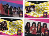 1991 Winterland Productions Rock Express Set of (2) "KISS TRADING CARDS No. 196 & 197!" MINT!