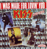 1979 RARE FRENCH IMPORT VOGUE "I WAS MADE FOR LOVIN' YOU"/"HARD TIMES" 7" PICTURE SLEEVE SINGLE! NrMINT!