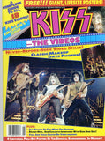 1990 July U.S. ORIGINAL 'KISS THE VIDEOS" MAGAZINE! 100% KISS W/PULL-OUT POSTERS! MINT!