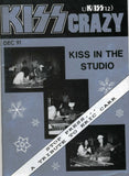1991 December U.K. IMPORT OFFICIAL 'KISS CRAZY" FANZINE No. 12" COMPLETE! MINT!