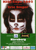 2002 Original German Import "2002 NURNBERG KISS EXPO with ERIC SINGER" PLAYBILL POSTER! MINT!