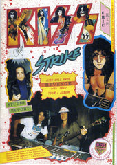 1992 ITALIAN IMPORT ORIGINAL 'KISS STRIKE No. 26" FANZINE" COMPLETE! MINT!