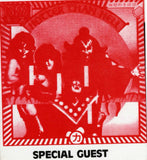 1974 (UNUSED) "REPLICA HOTTER THAN HELL TOUR SATIN PASS"! MINT!