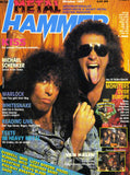 1987 October GERMAN IMPORT ORIGINAL 'METAL HAMMER" MAGAZINE! COMPLETE! MINT!