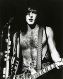 1978 U.S. Love Gun Tour "PAUL LIVE ON STAGE" B/W GLOSSY PHOTO! MINT!