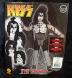 2011 OOP Rubie's "GENE SIMMONS" Screen Printed Child 'L' Costume! COMPLETE! MINT!