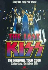 2000 PAY-PER-VIEW "THE LAST KISS" FAREWELL PROMOTIONAL-ONLY POSTER! NrMINT!