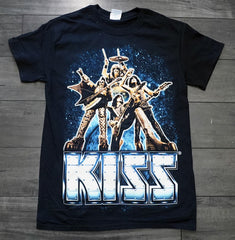 2013 KISS "MONSTER" TOUR GERMAN LOGOS T-SHIRT! (2-Sided) WITH DATES & CITIES