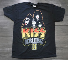2012 KISS KRUISE II "TOP 10 THINGS TO DO WHEN YOU SEE THE BAND" T-SHIRT! (Two Sided)!