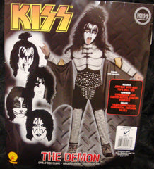 2011 OOP Rubie's "GENE SIMMONS" Screen Printed Child 'M' Costume! COMPLETE! MINT!