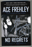 2013 ACE FREHLEY PERSONALLY AUTOGRAPHED 2011 "NO REGRETS" AUTOBIOGRAPHICAL BOOK! COMPLETE! MINT!