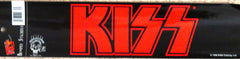 1998 (Unused) LARGE KISS CATALOG, LTD. AUCOIN "RED KISS LOGO" BUMPER STICKER! MINT!