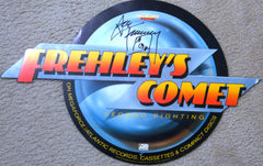 2013 ORIGINAL OFFICIAL 1987 MEGAFORCE RECORDS "PERSONALLY AUTOGRAPHED BY ACE FREHLEY "FREHLEY'S COMET" PROMOTIONAL-ONLY IN STORE CARDBOARD DIE-CUT LARGE DISPLAY No. 1! NrMINT!