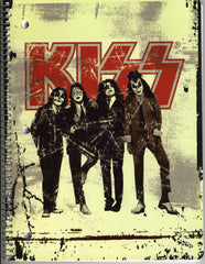 2010 KISS CATALOG, LTD. Official Live Nation Merchandise (New - Unused) "KISS GLOSSY DRESSED TO KILL 3-HOLE SCHOOL NOTEBOOK Ver. 2!" MINT!