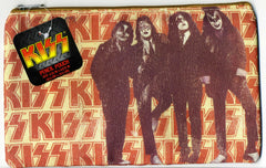 2010 KISS CATALOG, LTD. Official Live Nation Merchandise (New - Unused) "KISS FABRIC DRESSED TO KILL ZIPPERED SCHOOL PENCIL POUCH Ver. 1!" MINT!