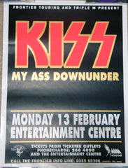 1995 RARE AUSTRALIAN IMPORT OFFICIAL ORIGINAL "SYDNEY, AUSTRALIA 'KISS MY ASS' TOUR PLAYBILL POSTER"! EX+++