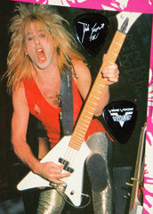 1986 ORIGINAL "DANA STRUM - VINNIE VINCENT INVASION 1st TOUR" GUITAR PICK! MINT!