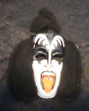 1978 Collegeville AUCOIN "GENE SIMMONS COSTUME MASK WITH HAIR" COMPLETE! EX+++!