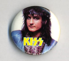 1984 KISS 'ANIMALIZE' OFFICIAL TOUR BUTTON No. 5! MINT!