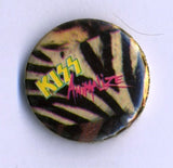 1984 KISS 'ANIMALIZE' OFFICIAL TOUR BUTTON No. 6! MINT!