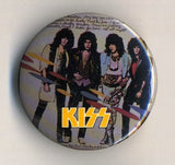 1986 KISS 'ASYLUM' OFFICIAL TOUR BUTTON No. 1! MINT!