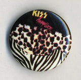 1984 KISS 'ANIMALIZE' OFFICIAL TOUR BUTTON No. 4! MINT!