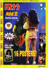 1993 Austrian Import "KISS ALIVE III POSTER SPECIAL" MAGAZINE! MINT!