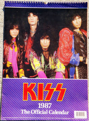 1986 THE KISS COMPANY, LTD. U.K. IMPORT  ORIGINAL "KISS 1987 THE OFFICIAL CALENDAR"! COMPLETE! NrMINT!