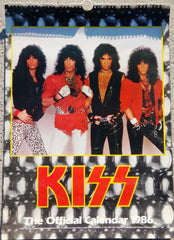 1985 THE KISS COMPANY, LTD. U.K. IMPORT ORIGINAL "KISS 1986 THE OFFICIAL CALENDAR"! COMPLETE! NrMINT!