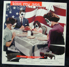 1994 RARE HTF U.S. MERCURY LABEL "KISS MY ASS" RED VINYL GATEFOLD COVER TRIBUTE LP! MINT!