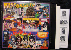 1980 RARE U.S. CASABLANCA LABEL "UNMASKED" LP! COMPLETE with ALL INSERTS & POSTER! NrMINT!