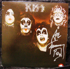 1974 ACE FREHLEY PERSONALLY AUTOGRAPHED 1974 CASABLANCA RECORDS & FILMWORKS "KISS S/T" LP! AWESOME PIECE! VERY FRAMABLE! NrMINT!