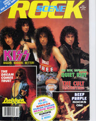 1987 December "ROCK SCENE" MAGAZINE! COMPLETE! EX+++!