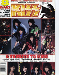 1987 "STARLINE PRESENTS KISS SPECIAL" MAGAZINE! COMPLETE with TONS OF KISS POSTERS! 100$ KISS! MINT!