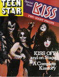 1978 KISS U.S.ORIGINAL 'TEEN STAR No. 2" GIANT FOLD-OUT POSTER MAGAZINE W/BIG KISS STORIES! COMPLETE! NrMINT!