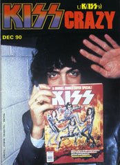 1990 December U.K. IMPORT OFFICIAL 'KISS CRAZY" FANZINE No. 9" COMPLETE! MINT!