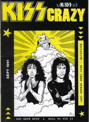 1991 September U.K. IMPORT OFFICIAL 'KISS CRAZY" FANZINE No. 11" COMPLETE! MINT!