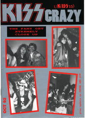 1992 October U.K. IMPORT OFFICIAL 'KISS CRAZY" FANZINE No. 15" COMPLETE! MINT!