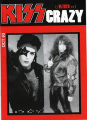 1993 October U.K. IMPORT OFFICIAL 'KISS CRAZY" FANZINE No. 19" COMPLETE! MINT!