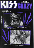1992 July U.K. IMPORT OFFICIAL 'KISS CRAZY" FANZINE No. 14" COMPLETE! MINT!