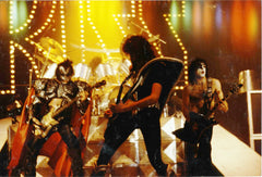 1980 Austrian Import Unmasked Tour "GROUP LIVE ON STAGE IN GERMANY 1980" Ver. 3 FULL COLOR GLOSSY PHOTO! MINT!