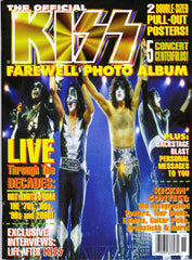 2000 Winter U.S. ORIGINAL 'THE OFFICIAL KISS FAREWELL PHOTO ALBUM" MAGAZINE! COMPLETE! with BIG PULL-OUT POSTERS! MINT!