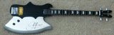 2012 10 INCH "GENE SIMMONS 'JACKSON' AXE MINI BASS REPLICA" MODEL! COMPLETE WITH STRAP AND STAND! MINT!