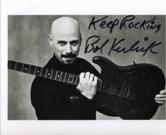 1998 PERSONALLY AUTOGRAPHED "BOB KULICK" B/W GLOSSY 8" x 10" PHOTO! MINT!