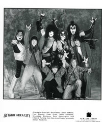 1999 New Line Cinema "DETROIT ROCK CITY CAST" B/W PROMTIONAL-ONLY GLOSSY PHOTO! MINT!